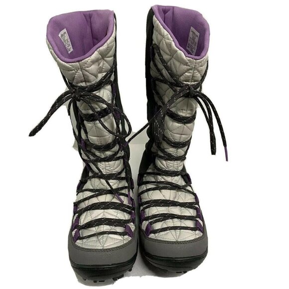 Columbia Loveland Omni-Heat Waterproof Winter Boots Youth 5 Winter Cool Grey New - Picture 2 of 12